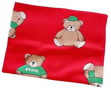 Pluto & Fox Kinder Thermische Baumwolle Hals Höschen Für Kinder Und Mädchen Doppelschicht Mit Unisex Zeichnung Mit Lammfell Innen Warm Winter, Bär mit grüner Mütze, Einheitsgröße