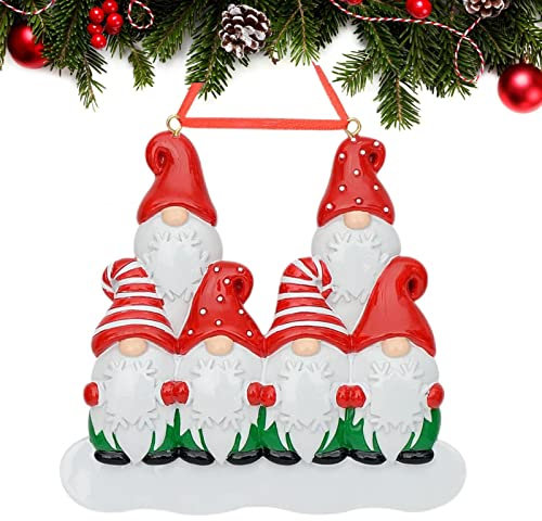 Weihnachtsschmuck Baumschmuck – Weihnachtsstrumpf Ornament für Baumschmuck | Weihnachtswichtel Harz Miniaturen zum Basteln Weihnachten
