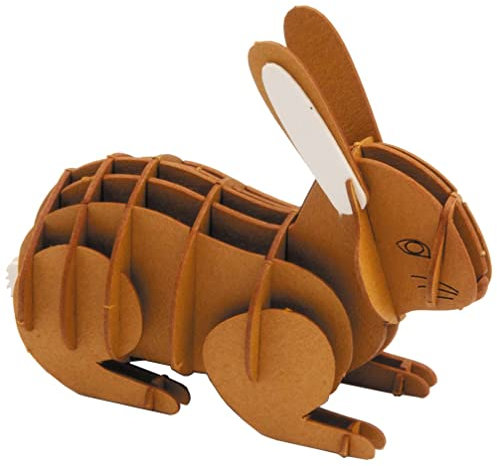 Fridolin 3D Papiermodell Hase