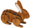 Fridolin 3D Papiermodell Hase
