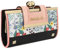 Gladdon Damen Geldbörse mit Blumenmuster – Vintage Portemonnaie mit 10 Kartenfächern, Sichtfenster, Kleingeldfach und 3 Fächern – Elegante Brieftasche für Frauen