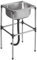 Évier de Cuisine Autonome, Evier Utilitaire en Acier Inoxydable, L'Évier de Bassin Évier À Cuve Unique, pour Extérieur Intérieur, Buanderie, Arrière-Cour, Garage (Size : 37x31x75cm/14.5x12.2x29.5in)