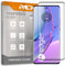 REY 2X Protector de Pantalla Curvo 3D para Motorola Moto Edge 40, Negro, Protección Completa, 3D / 4D / 5D
