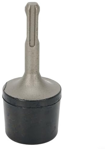 Electric Hammer Head Replacement Round for SDS-PLUS Shank Drill Hammer Attachment Rubber Hammer Heads Electric Hammer Bit for Automotive Sheet Knocking for Flat Iron