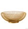 IBWell Metal Wire Woven Fruit Storage Bowl Basket for Kitchen, Large Black Mesh Fruit Stand, for Apple, Pineapple, Banana, Orange, Lemon, Pear, Strawberry, Watermelon (Gold, Small)