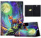 Mldjomid Funda para Samsung Galaxy Tab A 9.7(SM-T550/SM-T555) Carcasa Cuero PU Flip Tablet Case Cover con Ranura para Tarjetas y Función de Soporte para Samsung Galaxy Tab A 9.7 Pulgadas,Fox Moonlight