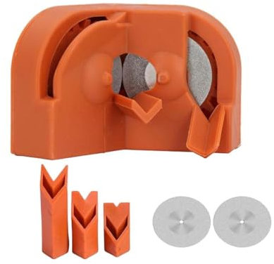 Grishay SharpMax Pro, Libiyi SharpMax Pro, Outfany Drill Bit Sharpener, Multipurpose Drill Bits Grinding Sharpener, High Hardness Drill Bit Grinding Sharpener, Drill Grinder Grinding Tool (Orange)
