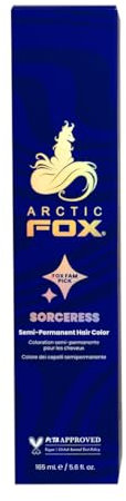 ARCTIC FOX Tinte semipermanente vibrante para el cabello, 100% vegano y libre de crueldad, 165 ml