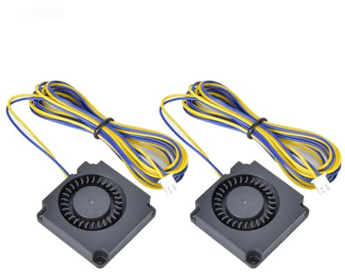 Mavaol 40mm Cooling Fan 24V Blower Fan Metal Construction Quiet Low Power Efficient Replacement for Ender 3 3D Printers, Sturdy Long Lasting Performance