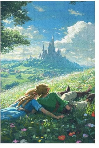 Jigsaw Puzzle 1000 Piece,The Legend of Zelda,For Kids And Adults, Paper Personalised Assemjigsaw Fun Game(26 * 38cm)