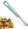 NTRUXZP Arcos Serie Gadgets - Cuchillo Mondador Pelapatatas - Hoja de Acero Inoxidable de 18.2cm - Mango de Polipropileno,pelador patatas,pelador de patatas,pelador arcos(azul）