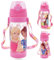 NTEVXZ Borraccia Bambini,Barbi Bottiglia Riutilizzabile,Borraccia per Bambini con Cannuccia,Rova di Perdite, Ideale per Scuola, Casa e Attività all'aperto (Rosa, 550ml)