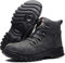 HausFine Scarponi Antinfortunistiche Uomo Donna Impermeabile Scarpe Antinfortunistiche Alte Leggere Scarpe da Lavoro Traspiranti Scarpe Sportive di Sicurezza (Grigio, EU 44)