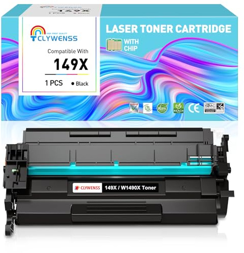 Clywenss Kompatibel 149X Toner Mit Chip für HP W1490X Tonerkartusche 1-Pack