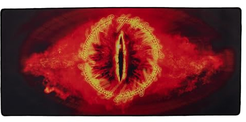 Cinereplicas Herr der Ringe – Schreibtischunterlage L'Oeil de Sauron – 80 x 35 cm – offizielles Lizenzprodukt