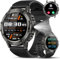 TIMU Reloj Inteligente Hombre Militar, 1.39 HD Smartwatch Hombre con Llamadas BT 5.3, 114+ Modos Deportivos, 24/7 Monitor de Sueño/Podómetro/Pulsómetro