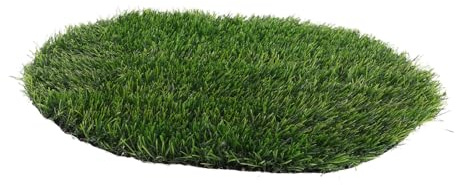 AKOOSY Kunstrasen Dekoration 40cm Rund Tischset Für Terrasse Balkon Gartendeko Outdoor Rasenteppich Pflegeleicht Bpa Frei