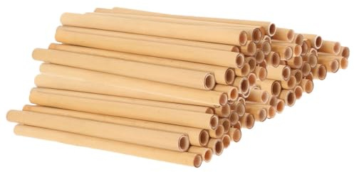 Hohopeti 40 Stück Natürliche Schilfrohr Niströhren für Bienenstöcke Ersatz Nistrohre in 7-9mm und 9-11mm für Imker und Bienenhotel Nachfüllset