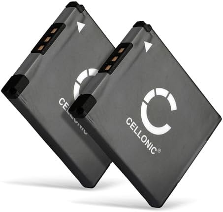 CELLONIC, Battery for Camera compatible with Canon PowerShot IXUS 185, 285 HS, NB-11L (3.7V, 600mAh) 2 Pieces