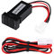 12V-24V 2.1A Adaptador de corriente del cargador de zócalo USB doble Puerto, USB Puerto de cargador de coche para teléfonos celulares Tableta GPS Cámaras