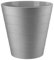 Home+ Plastic Waste Paper Bin Basket 6L Waste Rubbish Trash Can Round Kitchen Bathroom Bedroom Office Garbage Dustbin, 6 Litre (Grey)