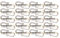 ULTNICE Armband Verschluss S Form DIY Retro Schmuck Verschlüsse Silber Legierung Mini S Förmige Haken 20 Stück Armbänder Halskette Schmuckherstellung Zubehör
