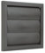 VENTS UK 4 inch - 100 mm Brown PVC Vent Duct Cover for Air Conditioning, Kitchen Extractor, Bathroom Fan, Ducting Ventilation System MVHR Unit Plastic Covering