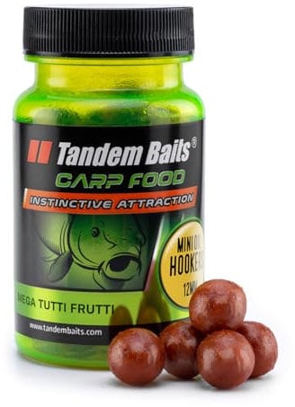 Tandem Baits Karpfen Futter Angelfutter Hakenköder Carp Food Mini Oil Hookers 12 mm 50 g Mega Tutti Frutti