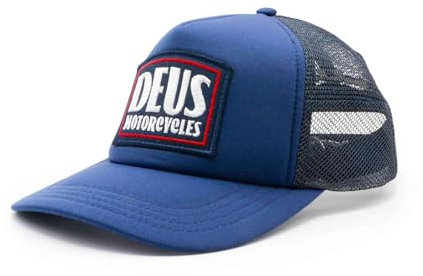 Deus Crimson Trucker Cap - Navy