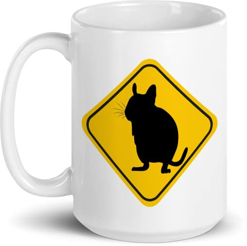Degu Warnschild Australien lustig bedruckte große Kaffeetasse Lustige Sprüche Tasse 440 ml