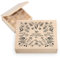 Ferocity Coffret à thé en bois personnalisé avec nom YOUR TEXT 20,5 x 23,5 cm Boîte de rangement pour sachets de thé avec 6 compartiments avec design personnalisé UV Life is Better [160]