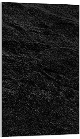 DarHaus Tabla de cortar decorativa de cristal templado y cubre vitro, Placa protectora de vitrocerámica 30 x 52 cm 1 piezas, para inducción, protección contra salpicaduras, decoración, PIZARRA