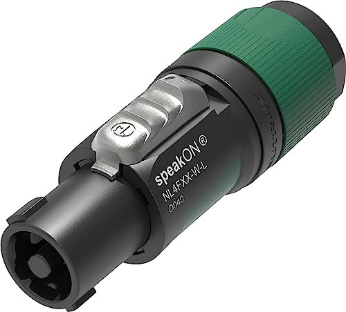 Neutrik | NL4FXX-W-S Speakon 4-Pole Cable Connector | Cable dimensions 10-16mm