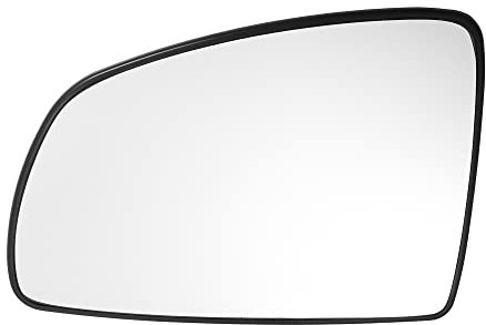A ABSOPRO Cristal de Espejo Retrovisor Coche Izquierdo Retrovisor Calefacción Espejo Cristal para Opel Meriva A 2002-2010