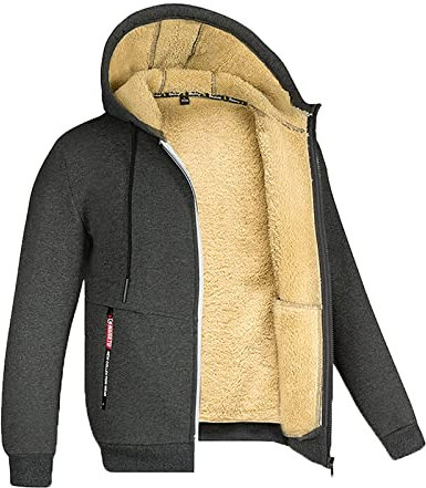 Giacca Sportiva Uomo Taglia 7 - Felpa Leggera Estiva Y2K con Zip in Cotone 6XL - Maglione Nero - Tuta da Lavoro Meccanico - Giacchetto Moto