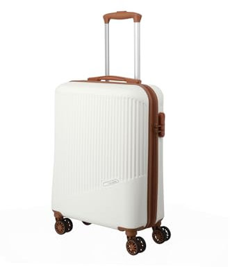 Travelite 4-Rad Handgepäck Koffer klein 34 Liter, Gepäck Serie Bali: ABS Hartschalen Trolley erfüllt IATA-Bordgepäckmaß, 55 cm