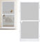 UISEBRT Zanzariera per porta del balcone, 90 x 210 cm, con telaio in alluminio e kit fai da te