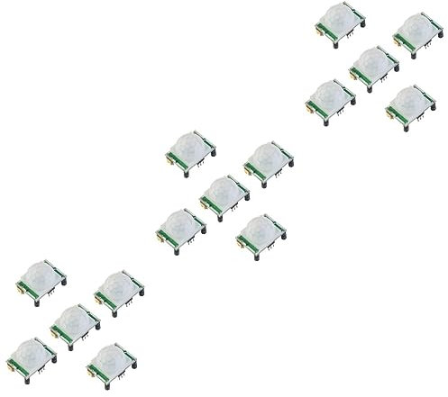 JECOMPRIS 15pcs Pir Motion Sensor Modules Dc Infrared Sensor Human Body Pyroelectric Infrared for Diy Projects