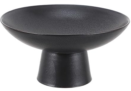 Ciieeo Ceramic High Base Cake and Snack Tray Retro Dessert Plate for Fruit Versatile Serving Stand for Parties Banquets and Restaurants