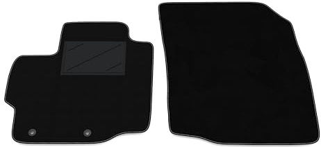 Auto-Fußmatten Kit nur vorne 2 Stück kompatibel mit Mitsubishi Space Star 2016-2024 | Set 2 Teppiche vorne nach Maß in Teppich