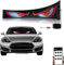 Goodream Devil Eyes Light for Windshield, 23.2in*4.7in Dynamic car Screen DIY Programmable Flexible LED Display for Cars SUV Neon Sign Cool Accessories