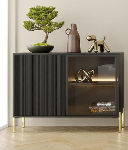Generisch Kommode Oslo 104cm - Sideboard Highboard Modern Wohnzimmer