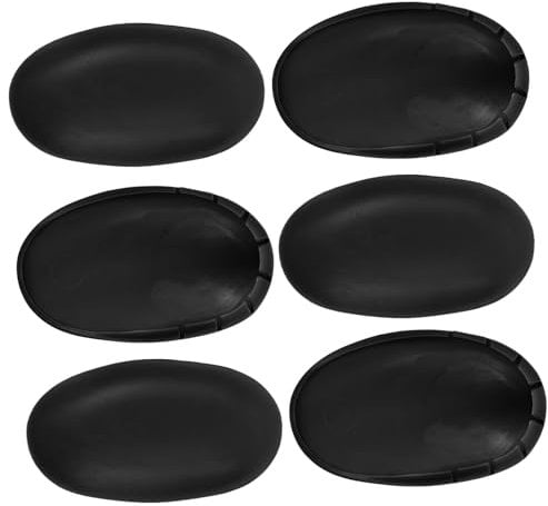3 Paar Ohrenschützerkappen Schwarz Silikon, für Haarfärbemittel