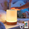 VKH Lampada da comodino LED RGB touch dimmerabile con telecomando, luce notturna USB ricaricabile senza fili, lampada da tavolo portatile per camera e campeggio – Modello Cilindro Alto