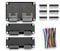 Flipper Zero Prototyping Board Kit – All-Black Breadboard Expansion Set with 1 Large and 2 Small Boards, Includes Matching GPIO Header Pins and Jumper Wires – DIY Hardware Development for Flipper Zero
