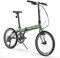 ROCKBROS MBS Faltrad Klapprad 20 Zoll Aluminium, mit 8-Gang & Scheibenbremse, Tragbar & Kompakt für Unisex Herren Damen, Faltbares Fahrrad Folding Bike Klappfahrrad Silber