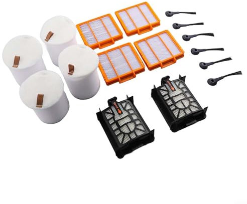 Kit de filtre de rechange pour Shark AI pour aspirateur robot Ultra 2 en 1 RV2600WSEU Contrôle amélioré de la poussière