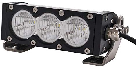Lightronic - Lámpara de trabajo led CREE de 15 cm, 30 W, 3 x 10 W para todoterreno, 4 x 4, camión, lente de inundación