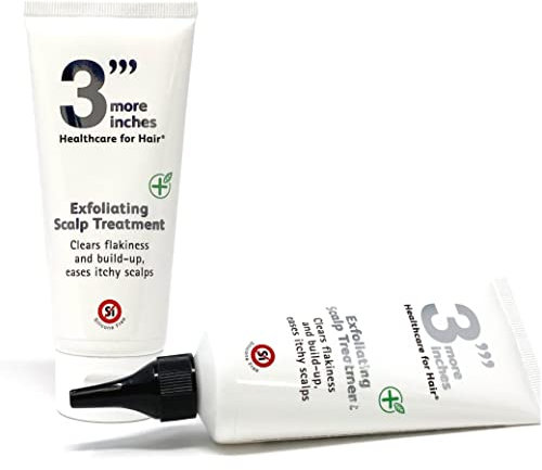 3'''More Inches Exfoliating Scalp Treatment 100ml - Beseitigt Schuppenbildung und Ablagerungen - Mit natürlichen Antioxidantien und Anti-Schuppen-Inhaltsstoffen - Kopfhautbehandlungen