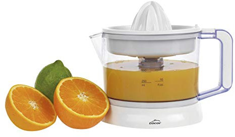 Lacor 69575 ZITRUS Spremiagrumi con sistema di polpa regolabile, senza BPA, lavabile in lavastoviglie, 40 W